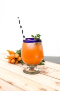 Mezcal Carrot Ginger Spritz