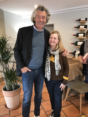 Cheers editor Melissa Dowling with winemaker Gérard Bertrand