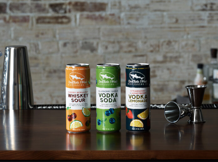 Dogfish Head Canned Cocktails