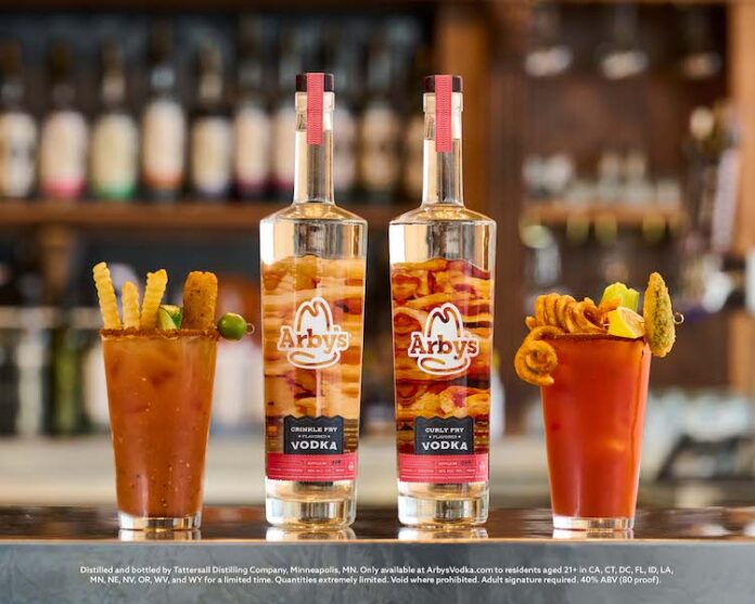 Arby's vodkas and Bloody Marys