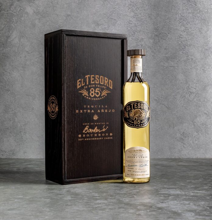 El Tesoro Tequila 85th Anniversary booker noe bourbon bookers finished