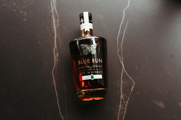 Blue Run Emerald Rye Whiskey cask strength barrel proof