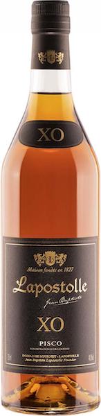 a bottle of Lapostolle pisco
