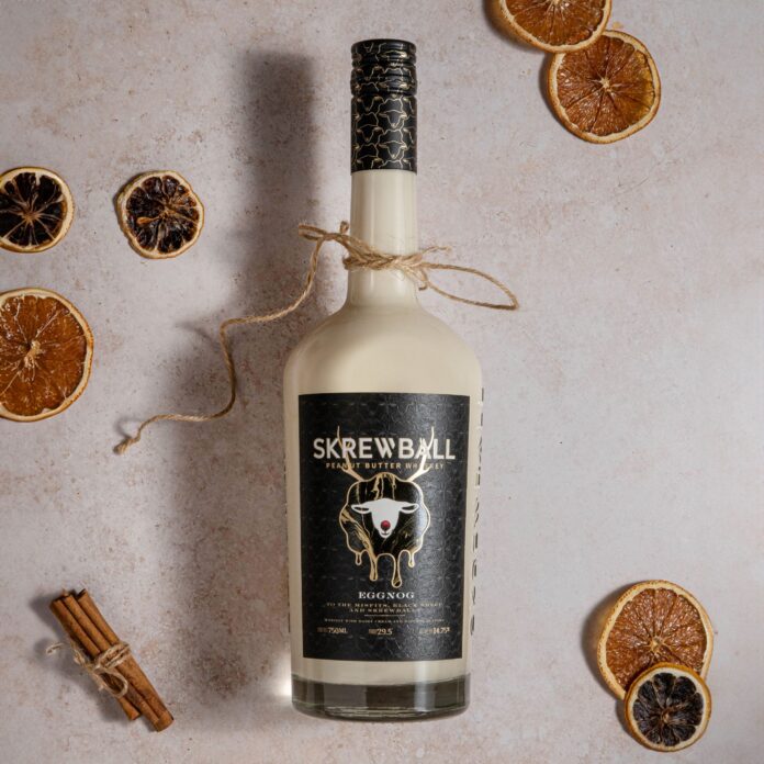 Skrewball Eggnog peanut butter whiskey 2023