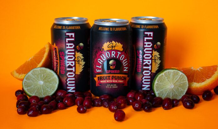 Flavortown Spiked Fruit Punch RTD Guy Fieri Two Roads Brewing