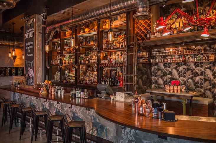 The bar at Sweet Liberty in Miami Beach