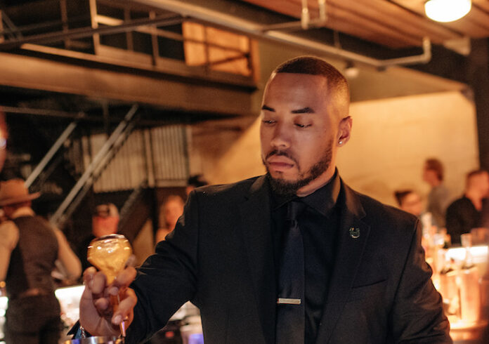 DeAndre Jackson, director of beverage at Humble Baron in Shelbyville, TN.