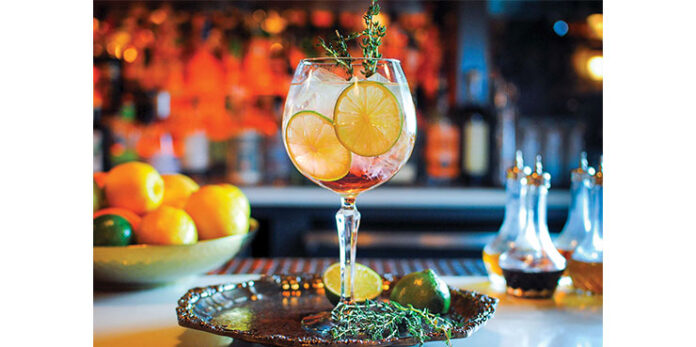 The Harmony Gin & Tonic at Valerie in NY.