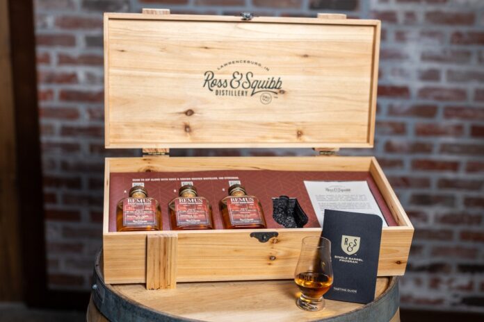 Ross & Squibb Distillery single barrel program remus rossville kit samples