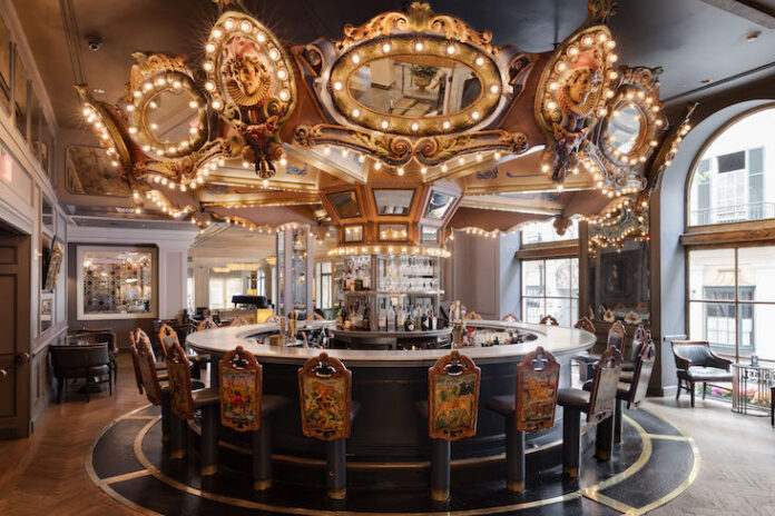 the Carousel Bar in the Hotel Monteleone in New Orleans