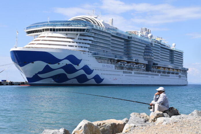 The Sun Princess cruise ship