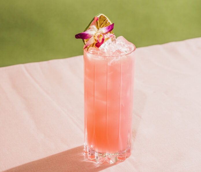Pink Ribbon Refresher cocktail