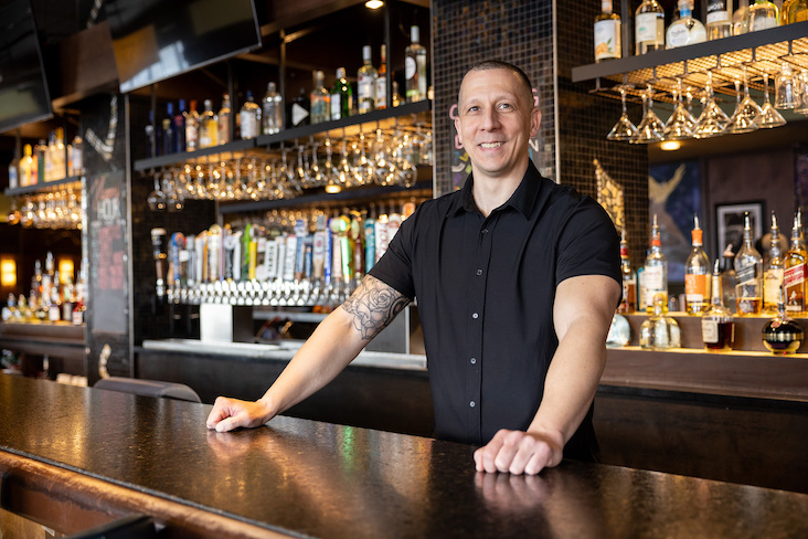 Ian Welby, Bar Louie’s vice president of beverage and execution