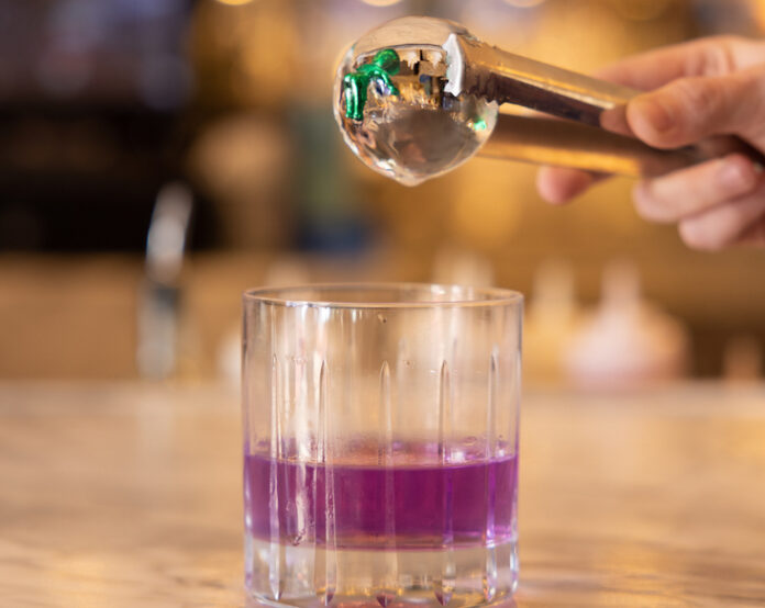 King Cake Clarified Milk Punch