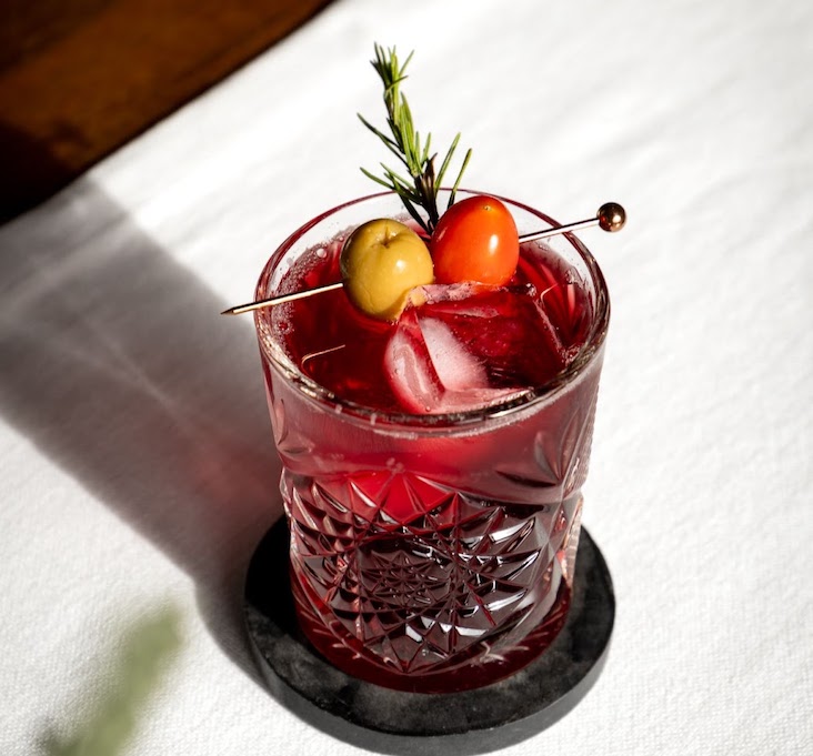 The Spritzza "pizza-spritz" cocktail