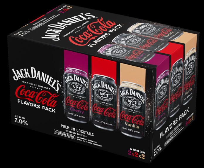 Jack & Coca-Cola Flavors Pack vanilla daniels
