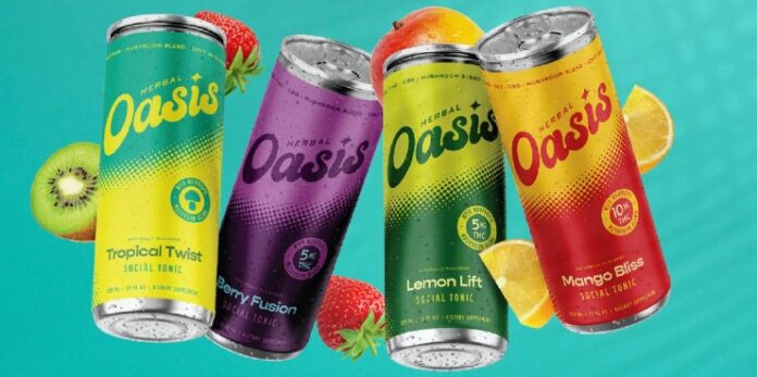 Herbal Oasis beverage lineup