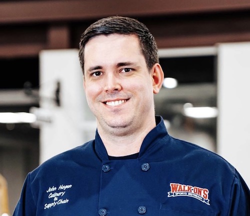 John Hagen, Walk-On’s senior director of culinary.