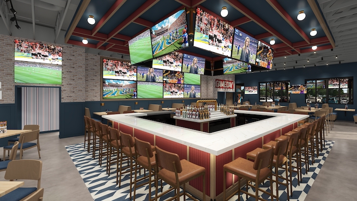 Walk-On’s Sports Bistreaux interior