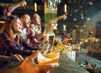 A Look At Liquor Liability Insurance people celebrating at a bar