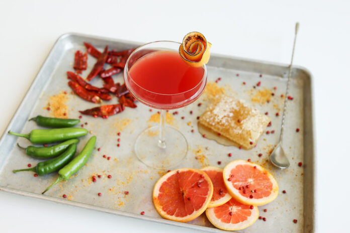The Fire Flower  cocktail