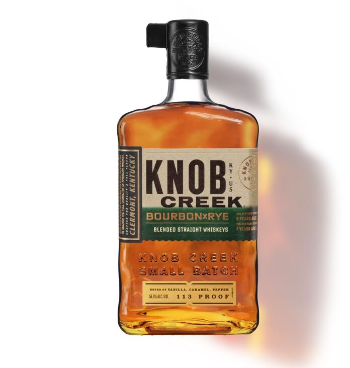 Knob Creek Bourbon x Rye 2025 blended whiskey jim beam