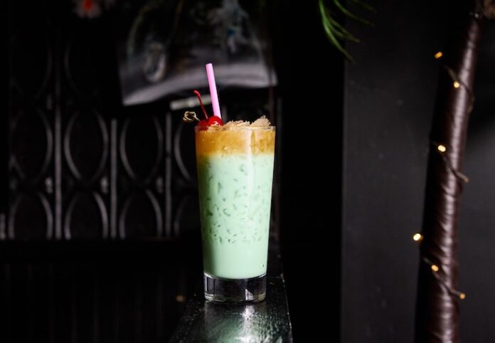 Mommy Grasshopper cocktail