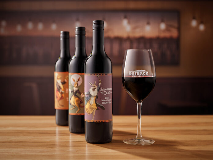 Outback Steakhouse's Kangaroo Court wine