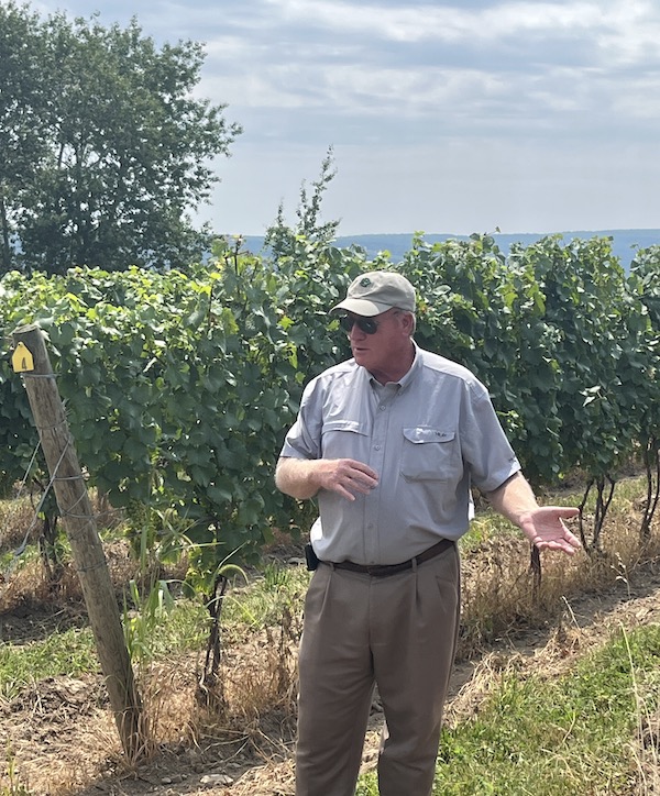 Fred Frank, president Dr. Konstantin Frank Winery