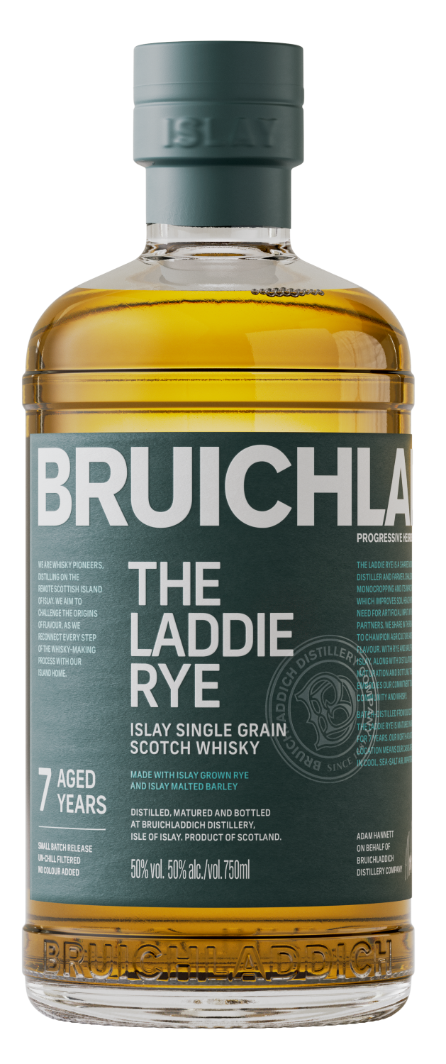 Bruichladdich The Laddie Rye Render - Light Background Bruichladdich The Laddie Rye whisky islay