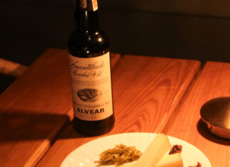 Pairing Dessert Wines cheese plate at The Iberian Pig in Atlanta