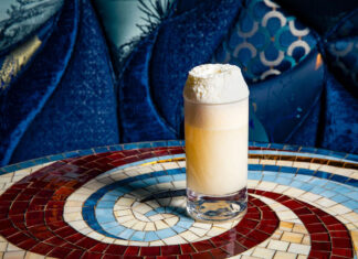 How The Ramos Gin Fizz Bubbled Up The Shinji's Gin Fizz at Shinji’s bar in New York