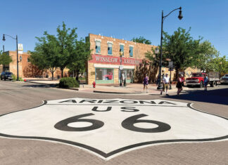 Road Trip: Get Your Fix of Route 66 the Corner Park in Winslow, Arizona