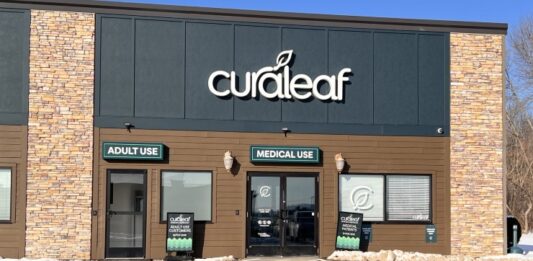 Curaleaf Bangor exterior.