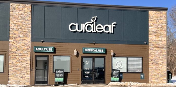 Curaleaf Bangor exterior.