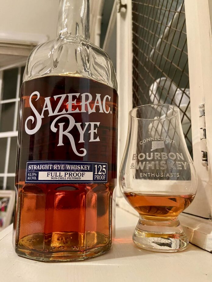 Sazerac Rye Full Proof review whiskey