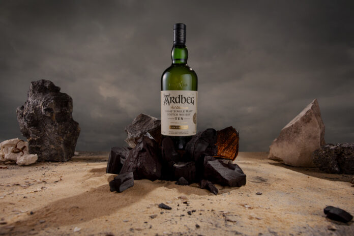Ardbeg Ten Cask Strength single malt scotch whisky