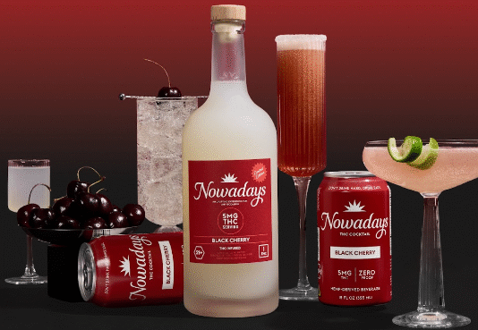 Nowadays Black Cherry THC beverage