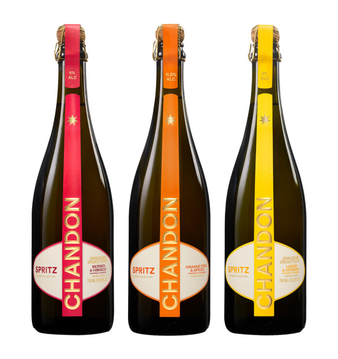 Chandon Spritz Berries and Chandon Spritz Lemon ready to serve lower alcohol low abv
