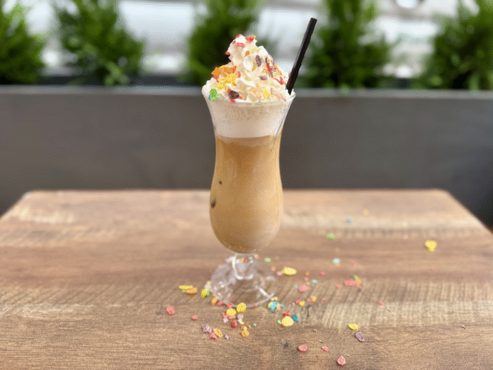 Cereal Milk Iced Latte cocktail