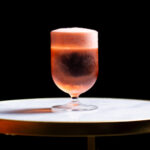 Strawberry Upside-Down Cake cocktail