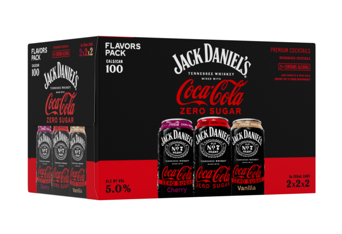 Jack & Coca-Cola Zero Sugar Flavors Pack