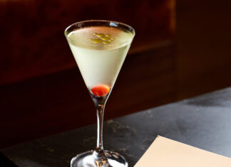 Behind the Beverage: The Fattoush at The Peach Crease Club in Denver Fattoush cocktail