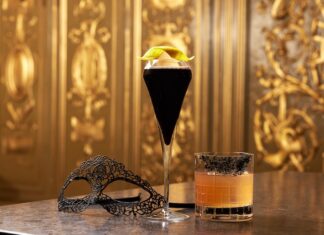 Lotte New York Palace Unveils Specialty Masquerade Cocktails The Masquerade cocktails at Lotte New York Palace.