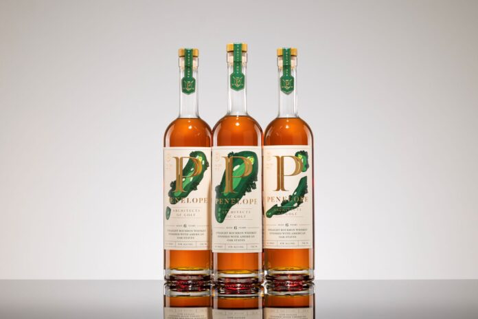 penelope architects of golf bourbon whiskey hole one two three