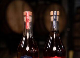 copper nd cask Boston Rum Party wave that flag bourbon whiskey