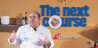 Chef Emeril Lagasse, Carnival Cruise Line's chief culinary officer.