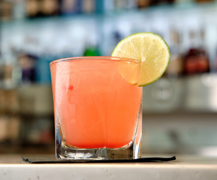 Strawberry Match Point Mule cocktail