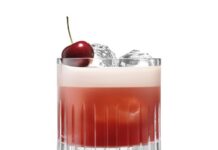 Cherry Ember Sour cocktail