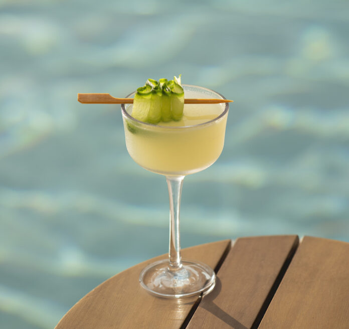 Cucumber & Basil cocktail